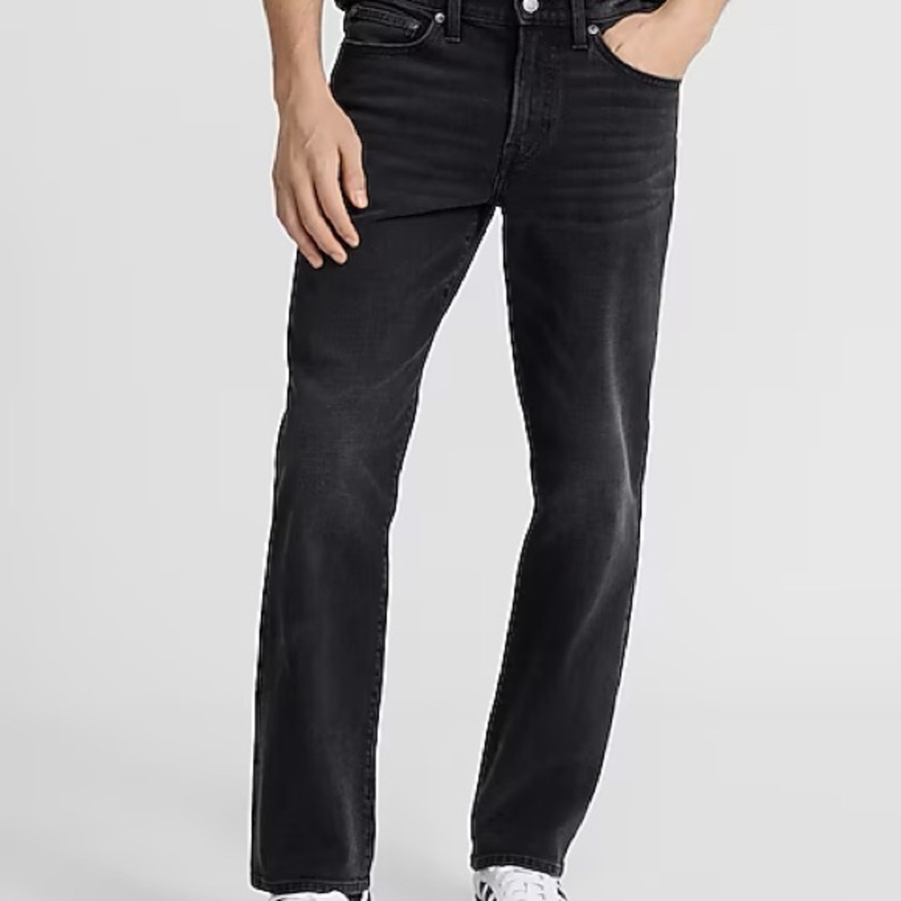 Express Charcoal Denim Pants
